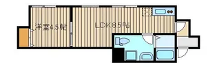 リーブルファイン谷原【1階】の間取り