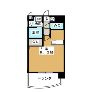 プレサンス新栄リミックス【8階】の間取り