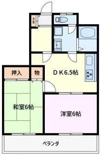 江藤マンション【6階】の間取り