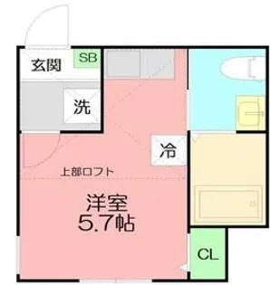 DEN杉田【2階】の間取り