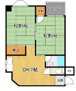 サンシャインMKM大池【3階】の間取り