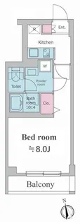 レオーネ方南町【4階】の間取り