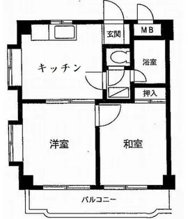 マインドハウスオズ ワン【5階】の間取り