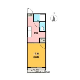 サンパレス宝町C棟【1階】の間取り