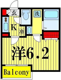 メゾン・ジョイナス【1階】の間取り