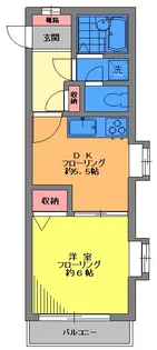 ボナール北馬込【2階】の間取り