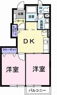 ボニートカーサB【1階】の間取り