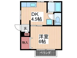 クレール広【2階】の間取り