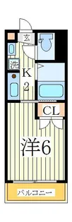 パルテール江戸川台【3階】の間取り