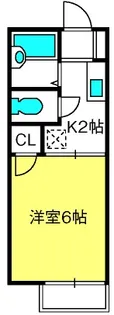 リバーサイド狭山【1階】の間取り