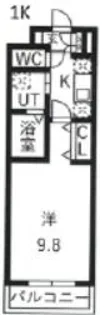 West Residence【2階】の間取り