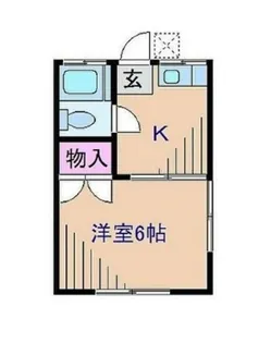 オーネットハイツ【1階】の間取り