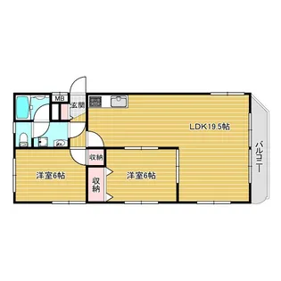 ルミエール壱番館【2階】の間取り