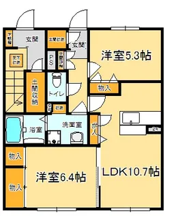 シャーメゾン太子堂【1階】の間取り