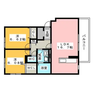 Casa Peridot【1階】の間取り