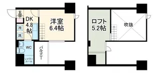 リセス大阪イースト【6階】の間取り