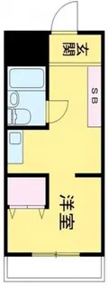 クレール渋谷【2階】の間取り