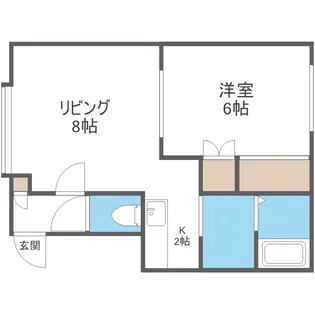 ユミコート【1階】の間取り