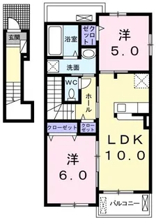 福井の里III【2階】の間取り