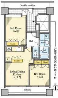 サンクタス両国アークウェルス【3階】の間取り