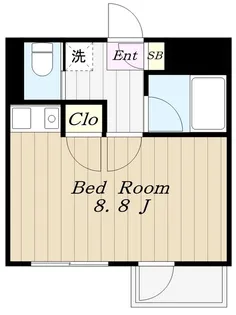 メインビル調布【4階】の間取り