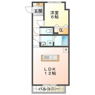 トランキーロ【2階】の間取り