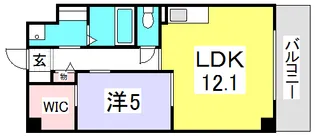 南観音FLATS【6階】の間取り