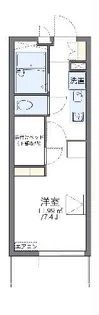 レオパレスエトワール城南【1階】の間取り