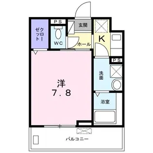 クリーン ハイツ【2階】の間取り