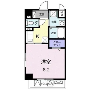 クラシオンルガール イシカワII【3階】の間取り