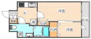 グランフォーレ呉服町【7階】の間取り