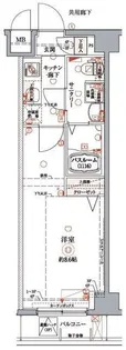 クレヴィスタ豊洲ベイサイド【3階】の間取り