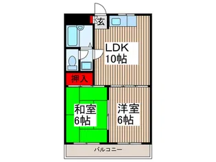 グランデュ-ルヒルズ【3階】の間取り