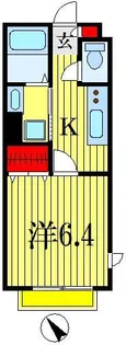 アイリス【2階】の間取り