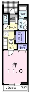 プランドール・II【1階】の間取り
