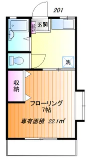 エトワール桜ヶ丘【2階】の間取り