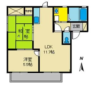 エトス20 C【2階】の間取り
