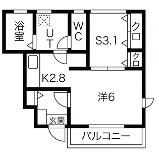 ひえいる館【2階】の間取り