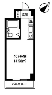 ほしのビル【4階】の間取り
