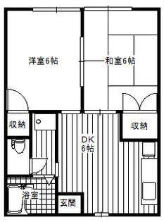 神奈川県横浜市港北区綱島上町【アパート】の間取り