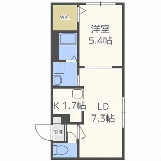 ル・ファールN30【1階】の間取り