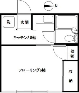 パストラル弘和【1階】の間取り