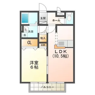 メゾン・ド・ベルB棟【2階】の間取り