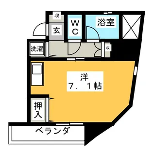 ニューポートマンション【3階】の間取り