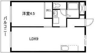 コーポ平福【3階】の間取り