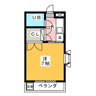 ハシモトビル【3階】の間取り