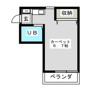メゾンパティオ【2階】の間取り