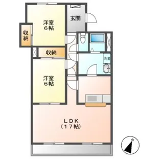 ハイタウンソレイユ【3階】の間取り