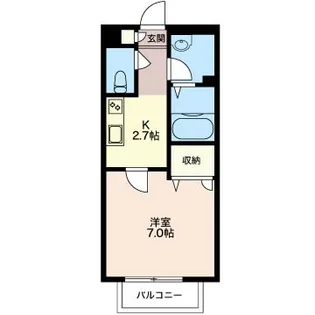 セレナ杉並【1階】の間取り