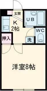 エトワールハイツ【1階】の間取り